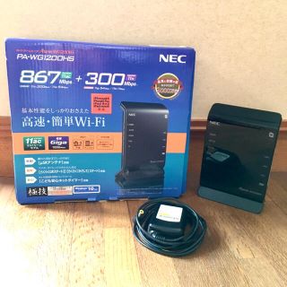 エヌイーシー(NEC)のNEC 無線LAN Wi-Fi Aterm WG1200HS ルーター (PC周辺機器)