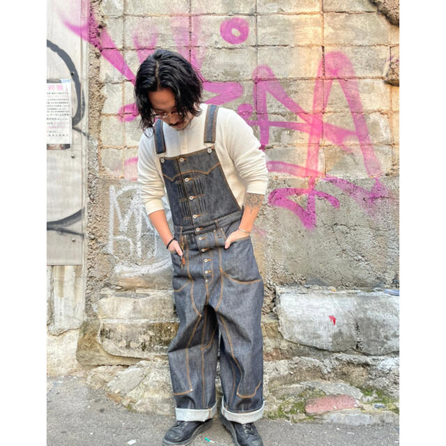 SUGARHILL 19aw SASPENDER SAILOR PANTS