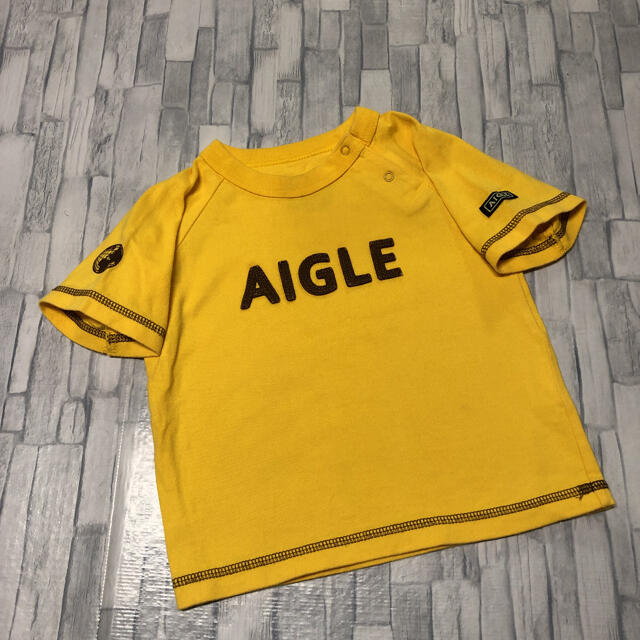 AIGLE(エーグル)のAIGLE  Tシャツ  80 キッズ/ベビー/マタニティのベビー服(~85cm)(Ｔシャツ)の商品写真