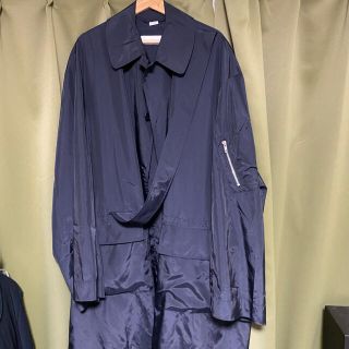 マルタンマルジェラ(Maison Martin Margiela)のRANDOM IDENTITIES 20aw satin overcoat M(ステンカラーコート)