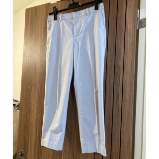 ユニクロ(UNIQLO)のユニクロ　アンクルパンツ　水色　64cm ドライ(カジュアルパンツ)