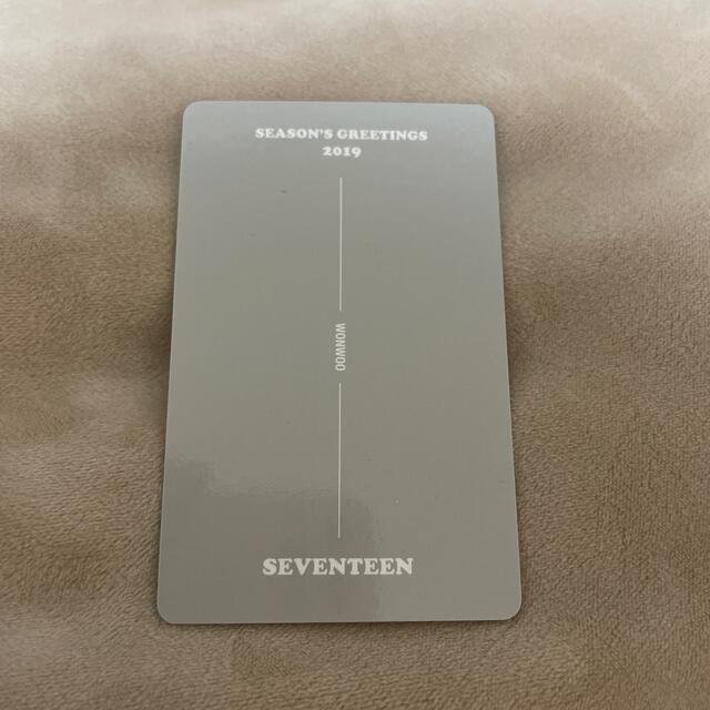 SEVENTEEN(セブンティーン)のウォヌ　トレカ エンタメ/ホビーのタレントグッズ(アイドルグッズ)の商品写真