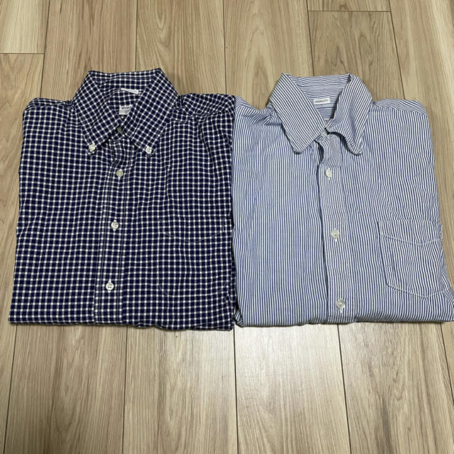 workers modified shirts ギンガム ストライプ　15 メンズのトップス(シャツ)の商品写真