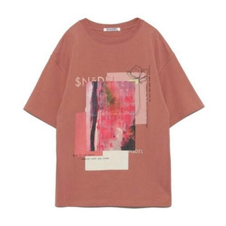 スナイデル(SNIDEL)のSNIDEL デザインロゴTシャツ(Tシャツ(半袖/袖なし))