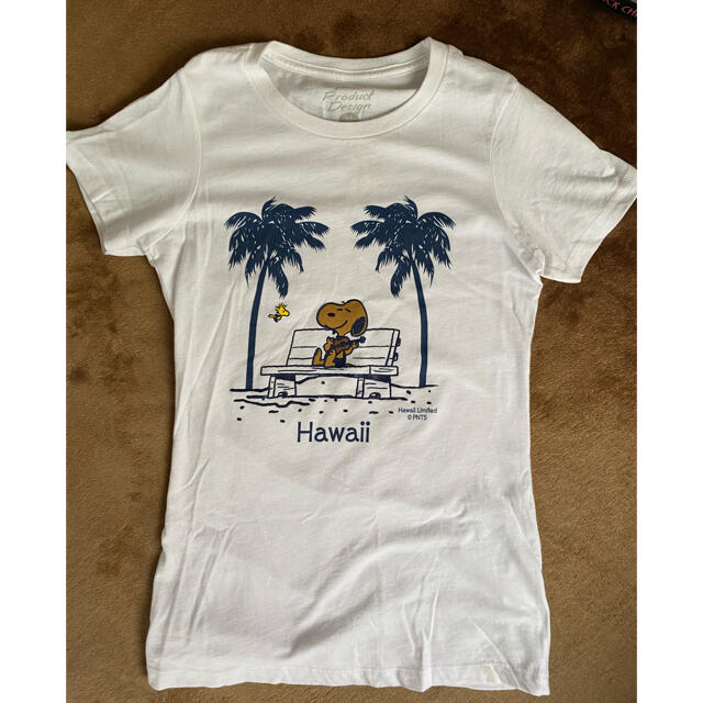 ハワイ限定日焼けスヌーピーTシャツ レディースのトップス(Tシャツ(半袖/袖なし))の商品写真