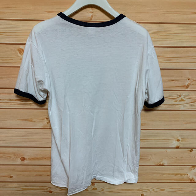 billabong(ビラボン)のBILLABONG    トリムTシャツ  白　M  南国　ヤシの木夕日ビラボン メンズのトップス(Tシャツ/カットソー(半袖/袖なし))の商品写真