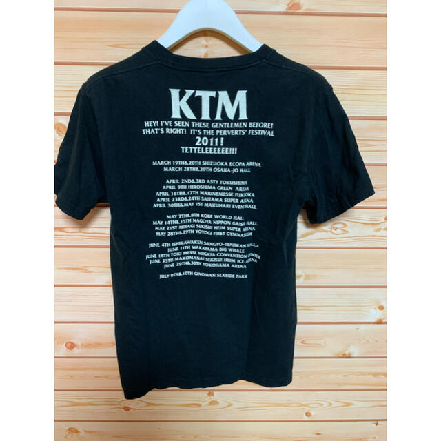 KTM Tシャツ　M 黒　ケツメイシ　ライブtシャツ テッテレ〜！　おじさん