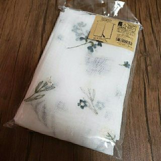 【Salut!】｢抗菌防臭＊刺繍のれん(勿忘草)｣★新品・未開封★(のれん)