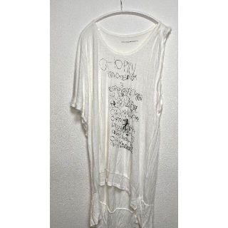 ヌードマサヒコマルヤマ(nude:masahiko maruyama)のnude masahiko maruyama 天竺アシンメトリー Tシャツ(Tシャツ(半袖/袖なし))