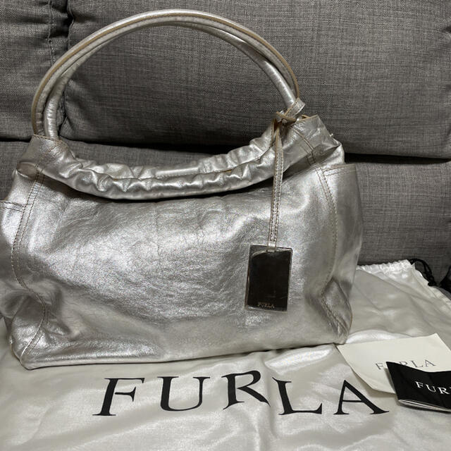 新品未使用品 FURLA シルバー鞄