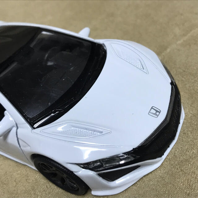 ホンダ(ホンダ)のWELLY 1/36 ミニカー ホンダ NSX 白 ホワイト 車模型 インテリア エンタメ/ホビーのおもちゃ/ぬいぐるみ(ミニカー)の商品写真