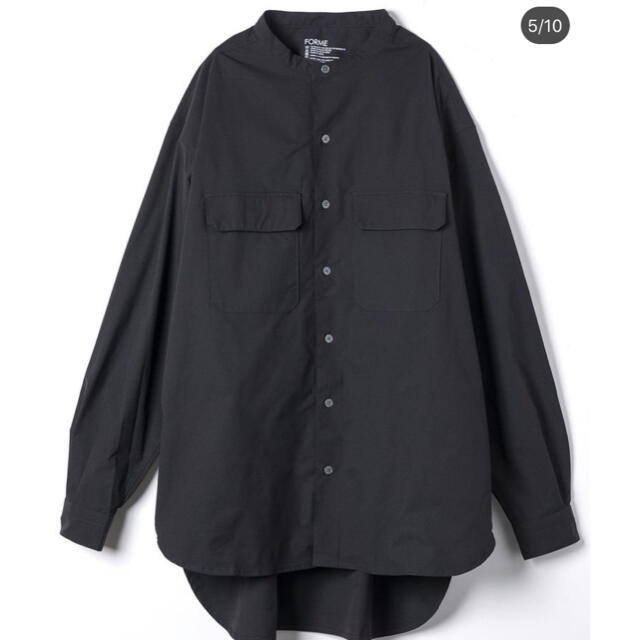 今年人気のブランド品や mother - FORME 東原亜希　ビッグシャツ　BLACK シャツ/ブラウス(長袖/七分)