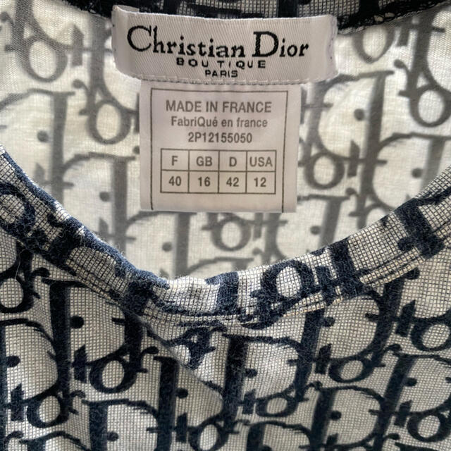 Christian Dior(クリスチャンディオール)のChristian Dior トロッター ノースリーブ  タンクトップ レディースのトップス(タンクトップ)の商品写真