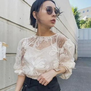 アメリヴィンテージ(Ameri VINTAGE)のUNDRESSED 2WAY FAIRY LACE BLOUSE(シャツ/ブラウス(長袖/七分))