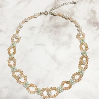 ロンハーマン(Ron Herman)のFlower Pearl choker necklace フラワー チョーカー (ネックレス)