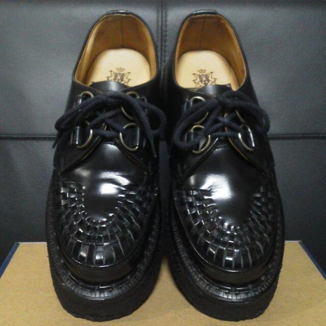 GEORGE COX(ジョージコックス)のGeorgeCox 英国製 ラバーソール UK6 厚底 3588 清春 男女可 レディースの靴/シューズ(ローファー/革靴)の商品写真