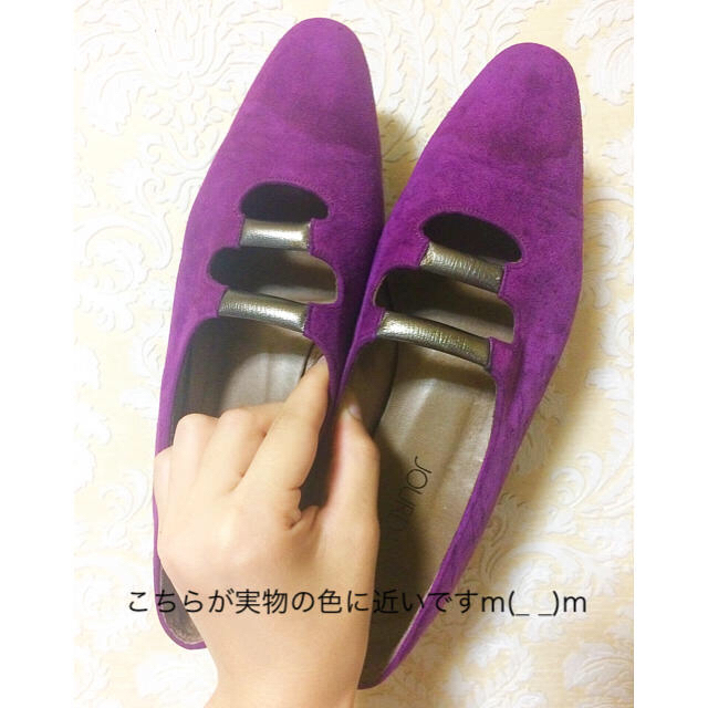 ヴィンテージ♡パンプス 紫 レディースの靴/シューズ(ハイヒール/パンプス)の商品写真