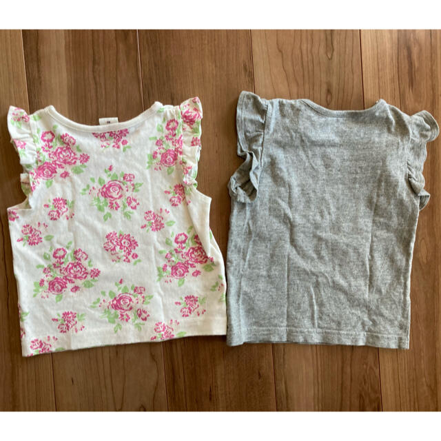 babyGAP(ベビーギャップ)の【まとめ売り】GAP バースデー　女の子　80 Tシャツ　ハーフパンツ　 キッズ/ベビー/マタニティのベビー服(~85cm)(Ｔシャツ)の商品写真