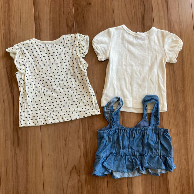 babyGAP(ベビーギャップ)の【まとめ売り】GAP バースデー　女の子　80 Tシャツ　ハーフパンツ　 キッズ/ベビー/マタニティのベビー服(~85cm)(Ｔシャツ)の商品写真