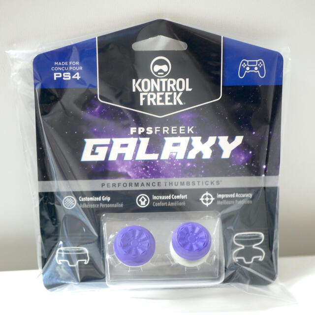 紫 PS4コントローラー用 FPSアシストキャップ Freek Galaxy エンタメ/ホビーのゲームソフト/ゲーム機本体(その他)の商品写真