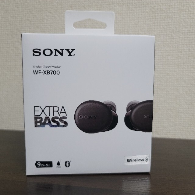 女性が喜ぶ♪ SONY - ジェイムズ様専用　SONY WF-XB700 黒　美品 ヘッドフォン/イヤフォン