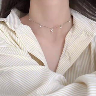 ザラ(ZARA)のmoon choker necklace ムーンチョーカーネックレス(ネックレス)