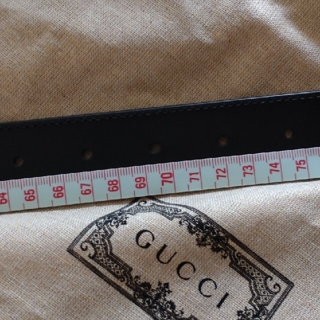 Gucci(グッチ)のGUCCI ベルト ダブルGバックル GGベルト 幅3cm レディースのファッション小物(ベルト)の商品写真