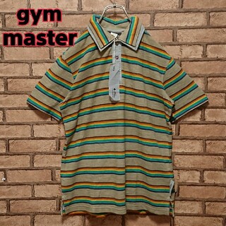 ジムマスター(GYM MASTER)の新品未使用 gymmaster ジムマスター メンズ ボーダー ポロシャツ(ポロシャツ)