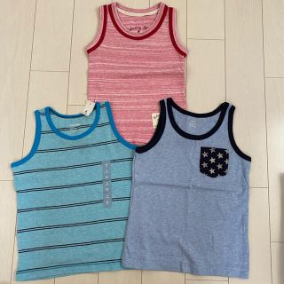 ギャップキッズ(GAP Kids)のキッズ　タンクトップ　3枚セット(Tシャツ/カットソー)