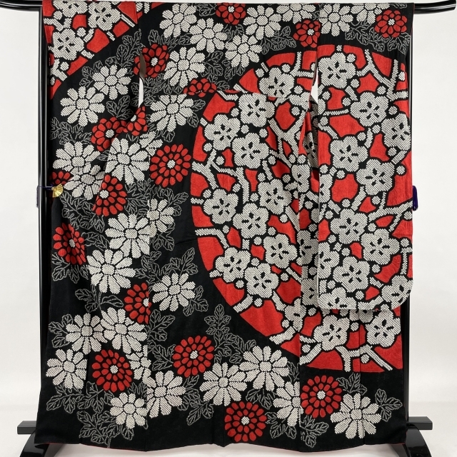 振袖 美品 名品 身丈166.5cm 裄丈66cm 正絹バイセル帯