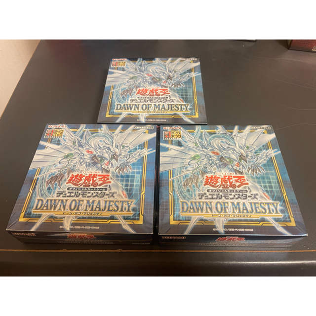 遊戯王 ドーン・オブ・マジェスティ(初回生産版) シュリンク付きBOX 3