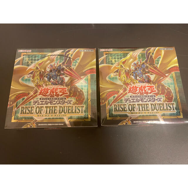 遊戯王　ライズ・オブ・ザ・デュエリスト　シュリンク付きBOX 2個