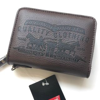 リーバイス(Levi's)のLevi's[リーバイス]エコレザー二つ折り財布　ブラウン(折り財布)