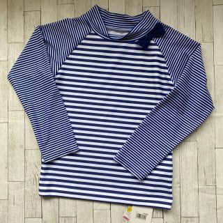 マザウェイズ(motherways)の▪マザウェイズ▪ラッシュガード▪ストライプ柄＊120＊新品タグ付き(水着)