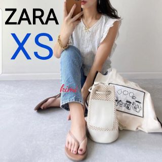 ザラ(ZARA)のZARA　(152)　スイス刺繍トップス(シャツ/ブラウス(半袖/袖なし))