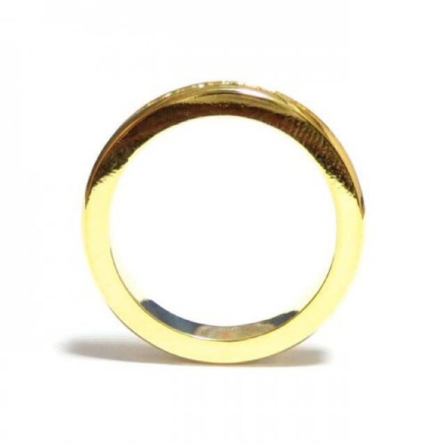 10号 フルエタニティ スワロフスキークリスタル オーロラクリア ゴールドリング レディースのアクセサリー(リング(指輪))の商品写真
