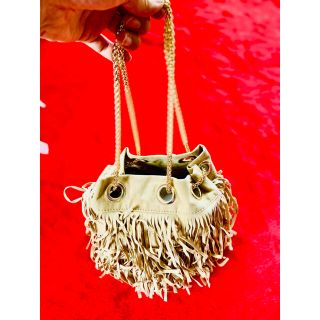 リエンダ(rienda)のrienda fringe beige Bag★リエンダフリンジベージュバック★(ショルダーバッグ)