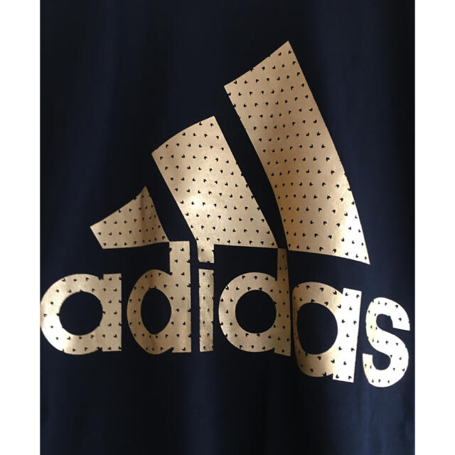 adidas(アディダス)のadidas ゴールドロゴ　Tシャツ XXL メンズのトップス(Tシャツ/カットソー(半袖/袖なし))の商品写真