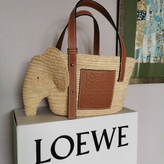 LOEWE - ロエベ エレファント バスケットバッグ かごの通販｜ラクマ