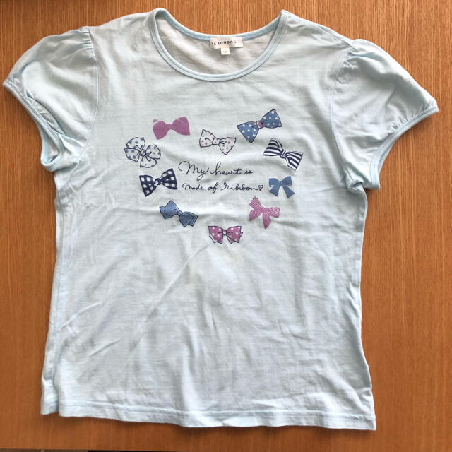 3can4on(サンカンシオン)の3can4on  女の子　半袖Ｔシャツ　150 キッズ/ベビー/マタニティのキッズ服女の子用(90cm~)(Tシャツ/カットソー)の商品写真