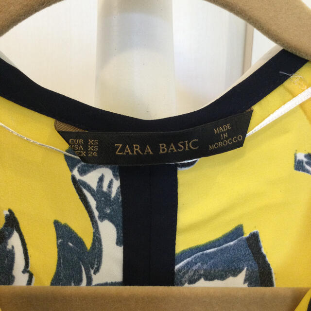 ZARA(ザラ)のZARA  トップス　イエロー　 レディースのトップス(カットソー(長袖/七分))の商品写真