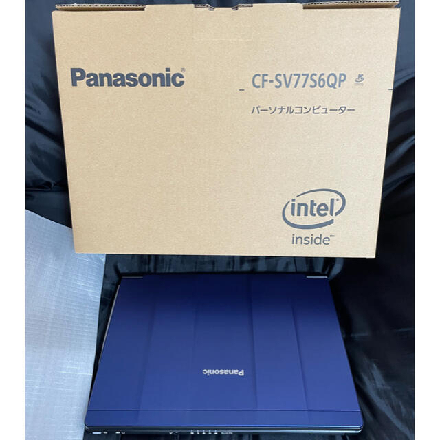 Panasonic(パナソニック)のレッツノート　カスタム　青　黒　office付　美品 スマホ/家電/カメラのPC/タブレット(ノートPC)の商品写真