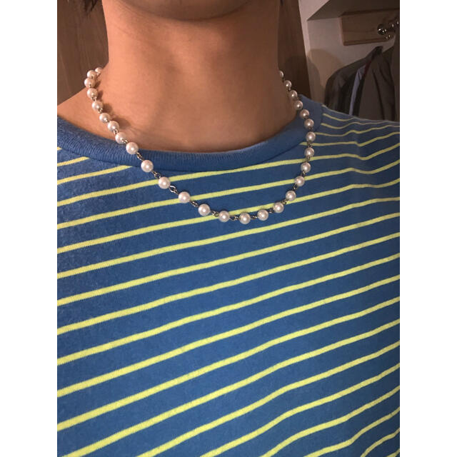 KAPITAL(キャピタル)のパールネックレス　pearl necklace メンズのアクセサリー(ネックレス)の商品写真