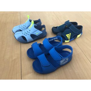 アディダス(adidas)のナイキ&アディダスKIDSサンダル 16センチ NIKE キッズ adidas (サンダル)