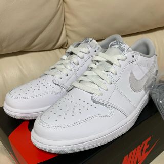 ナイキ(NIKE)の新品未使用 NIKE AIR JORDAN 1LOW ニュートラルグレー 27(スニーカー)