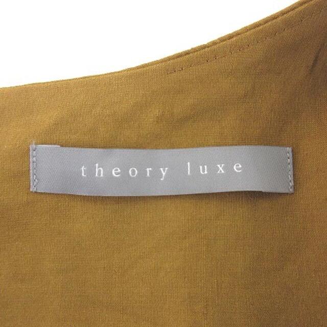 Theory luxe(セオリーリュクス)のセオリーluxe 18SS リネン ワンピース ロング ドレス 38 ブラウン レディースのワンピース(ロングワンピース/マキシワンピース)の商品写真