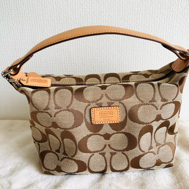 コーチ COACH 小物 ポーチ C2299 カーキ×フューシャ