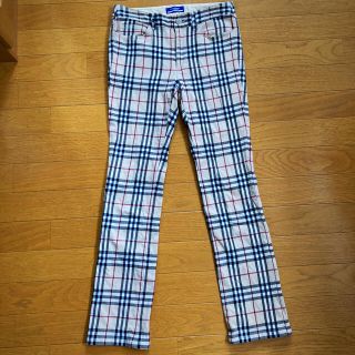 バーバリーブルーレーベル(BURBERRY BLUE LABEL)のバーバリー　ブルーレーベル☆ストレッチパンツ36(カジュアルパンツ)