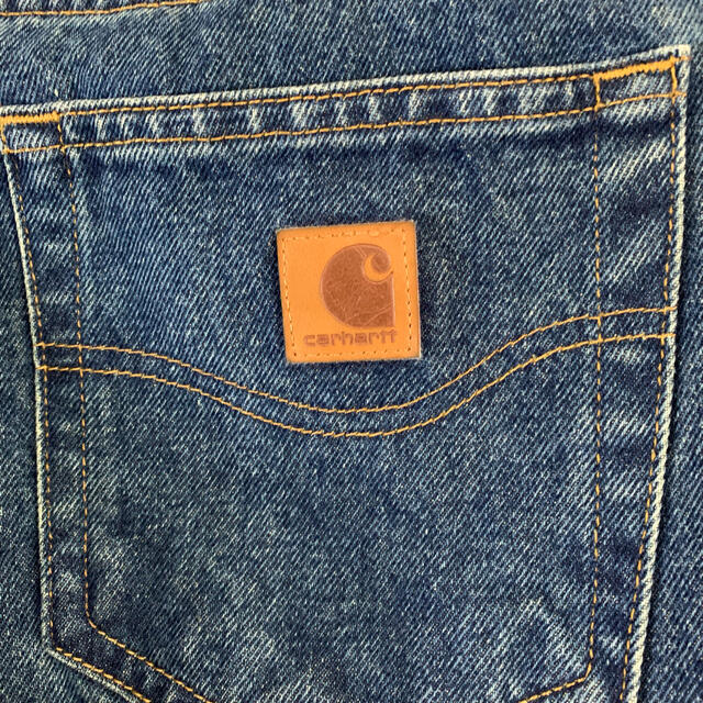 carhartt(カーハート)のCarhartt デニムパンツ 36×30 ワンポイント ワークパンツ メンズのパンツ(デニム/ジーンズ)の商品写真