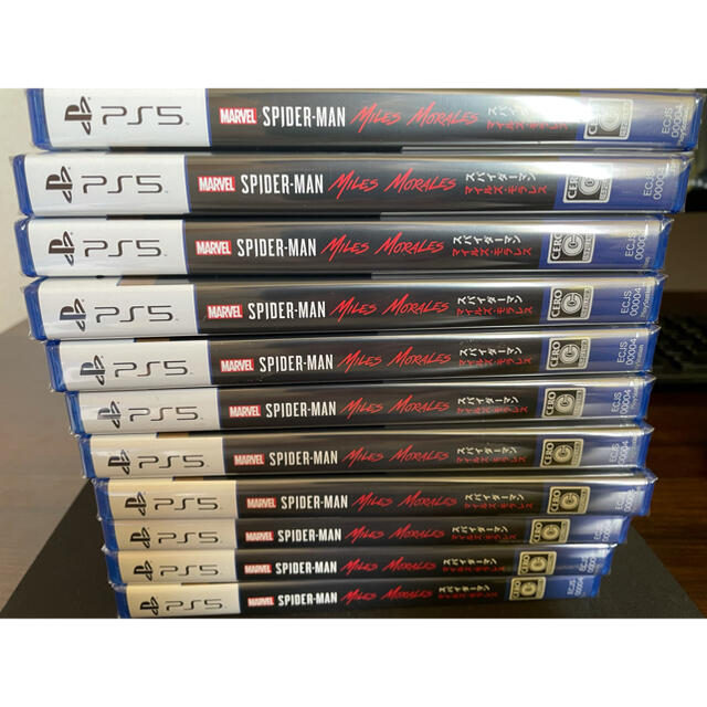 PlayStation(プレイステーション)の新品　PS5 Marvel's Spider-Man Miles Morales エンタメ/ホビーのゲームソフト/ゲーム機本体(家庭用ゲームソフト)の商品写真